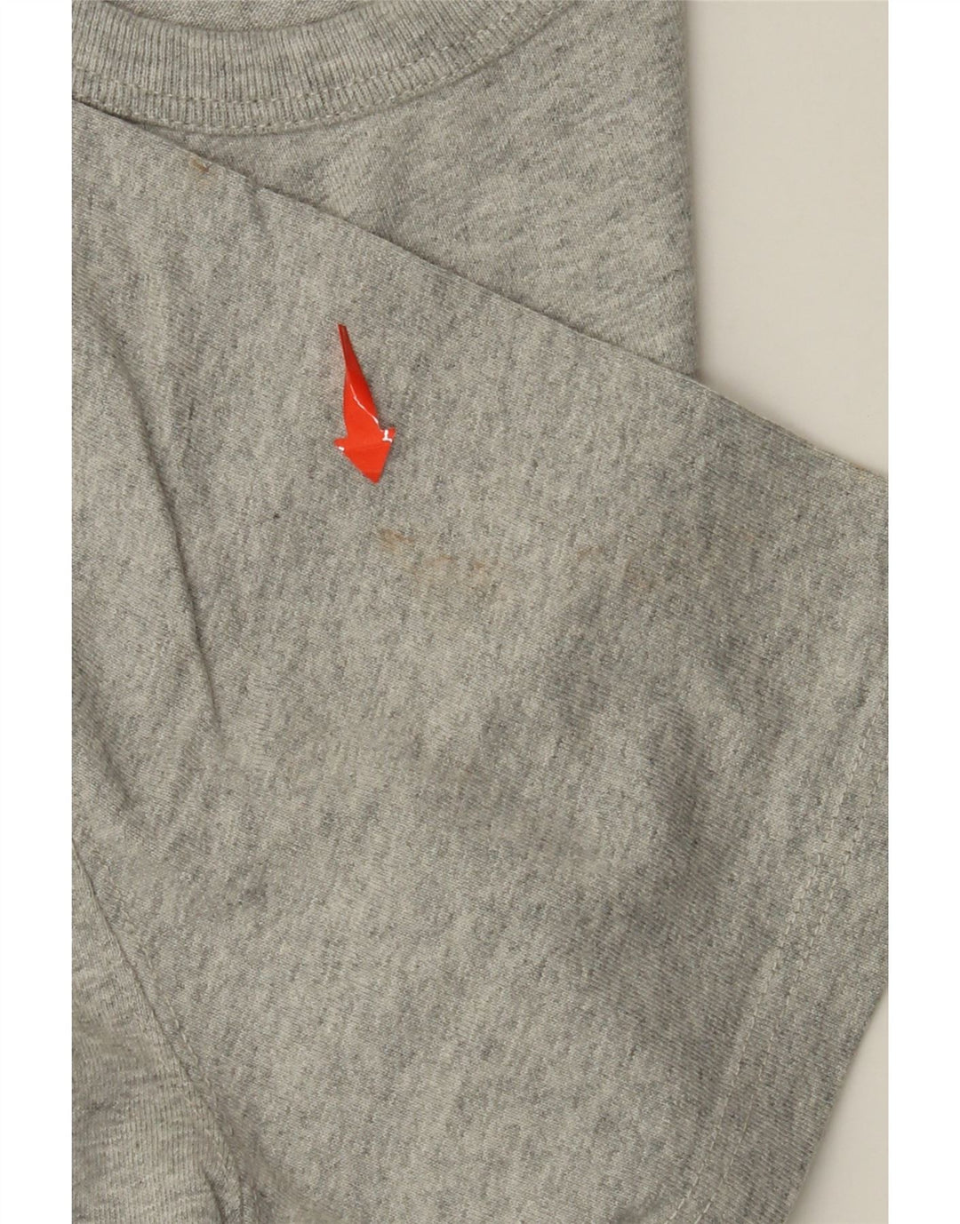 CHAMPION Homme Heritage T-Shirt Top Large Gris Moucheté Coton