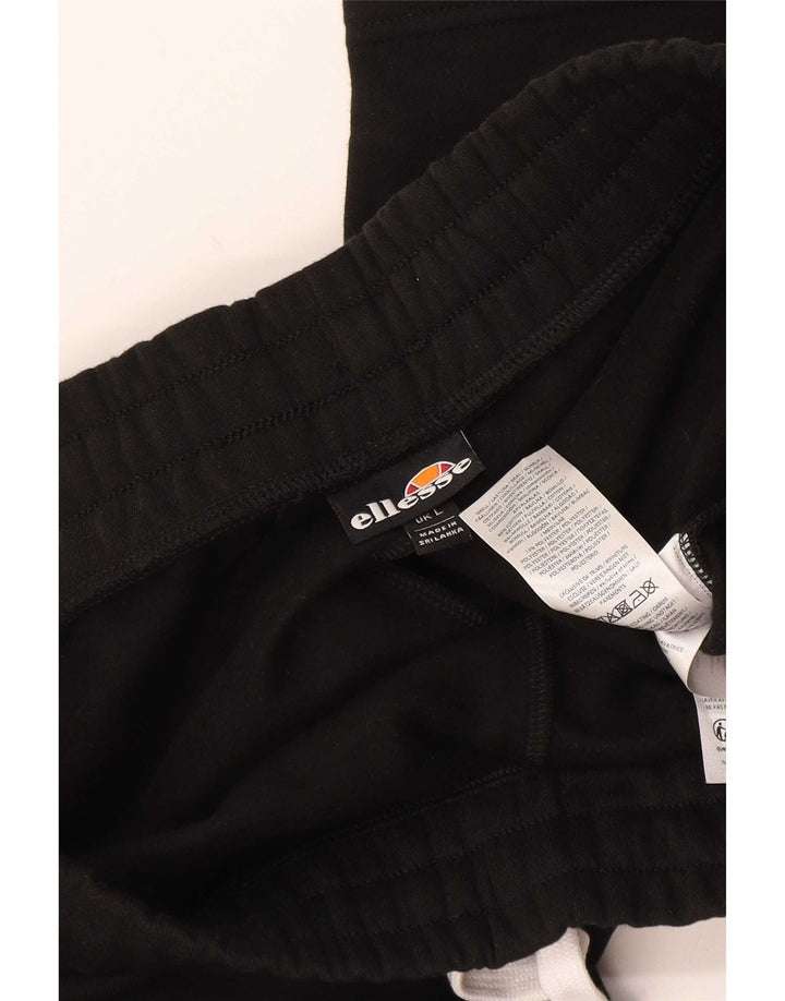 Ellesse Short de sport homme grand noir coton