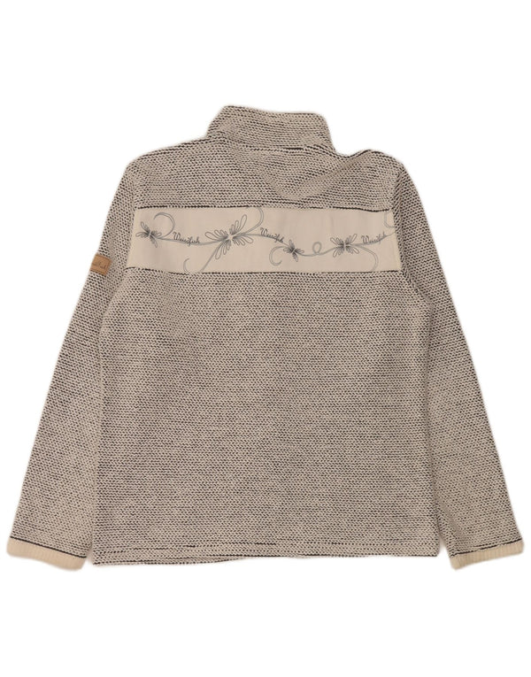 Weird Fish Veste de survêtement pour femme UK 18 XL Blanc Floral Coton