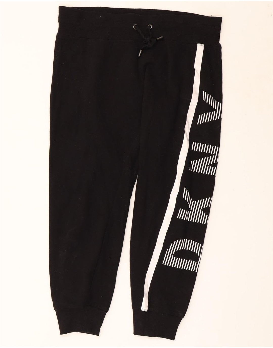 DKNY Pantalon de survêtement graphique pour homme en coton noir moyen
