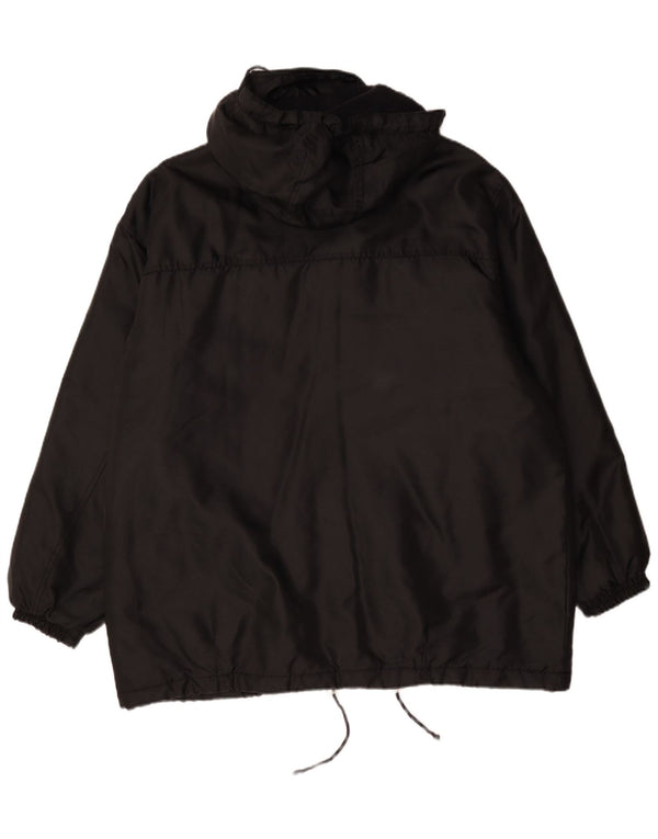 veste rembourrée à capuche vintage pour homme UK 42 XL Noir Polyamide