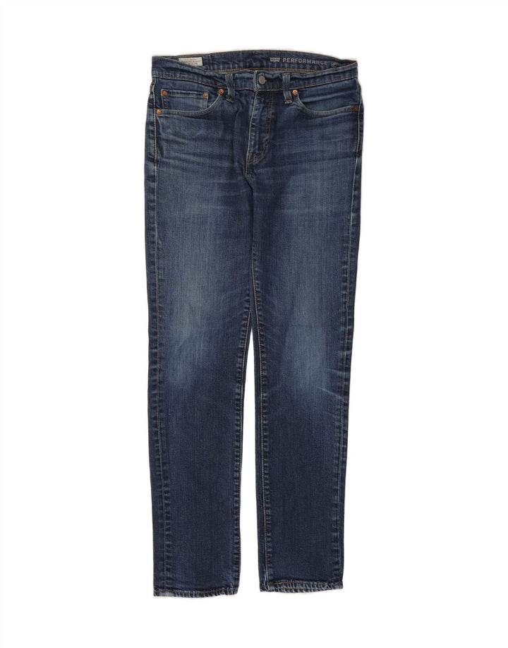 LEVI'S Mens Slim Jeans W32 L34 Blue Cotton Vintage Levi's and Second-Hand Levi's from Messina Hembry 