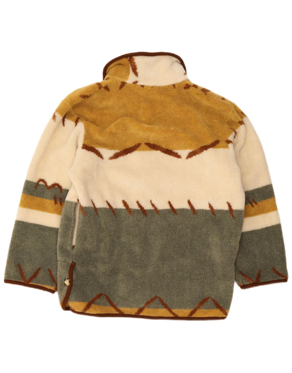 vintage Womens Loose Fit Coupe-vent Veste UK 10 Petit Multicolore