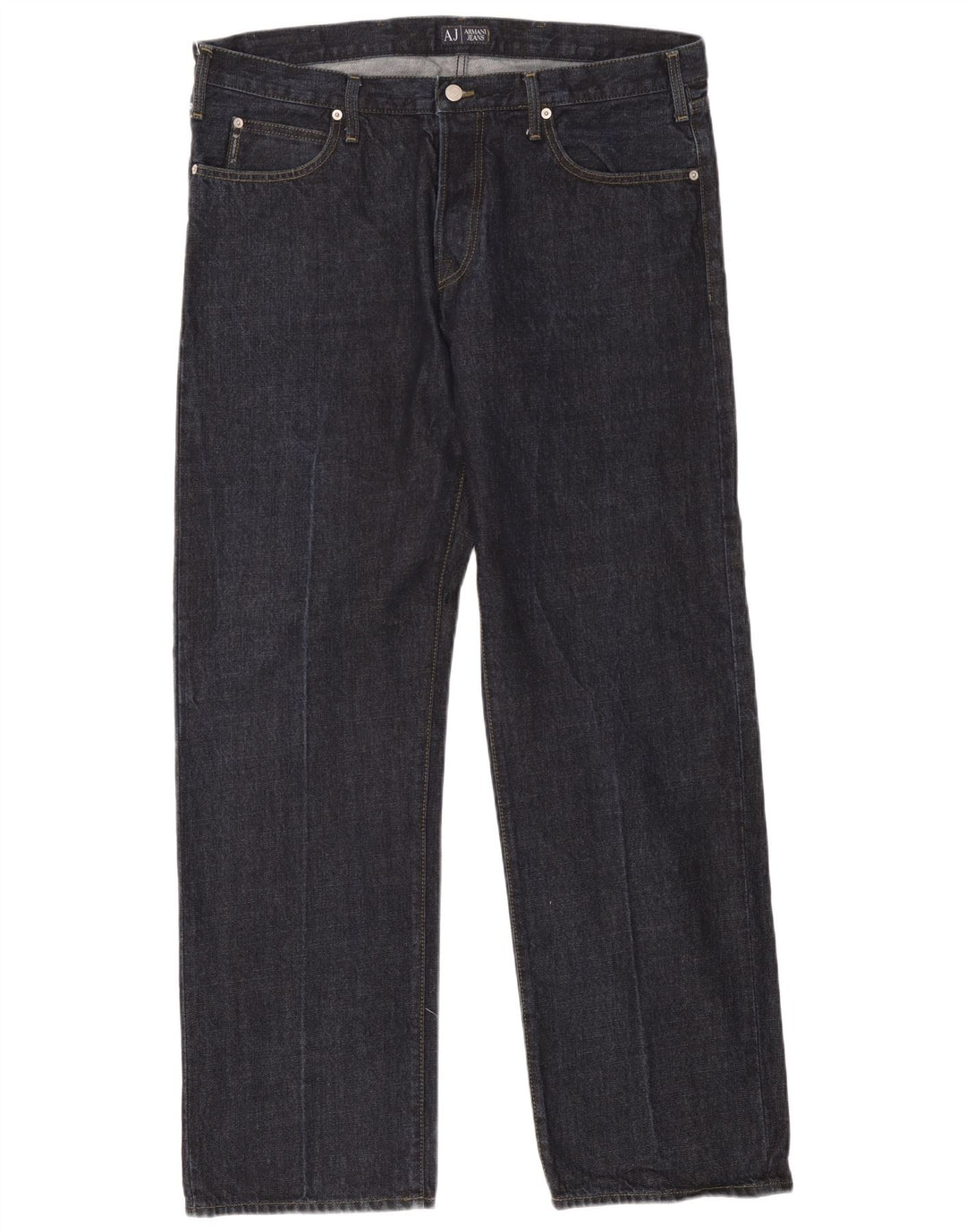 Armani Jean droit homme W40 L32 bleu marine coton