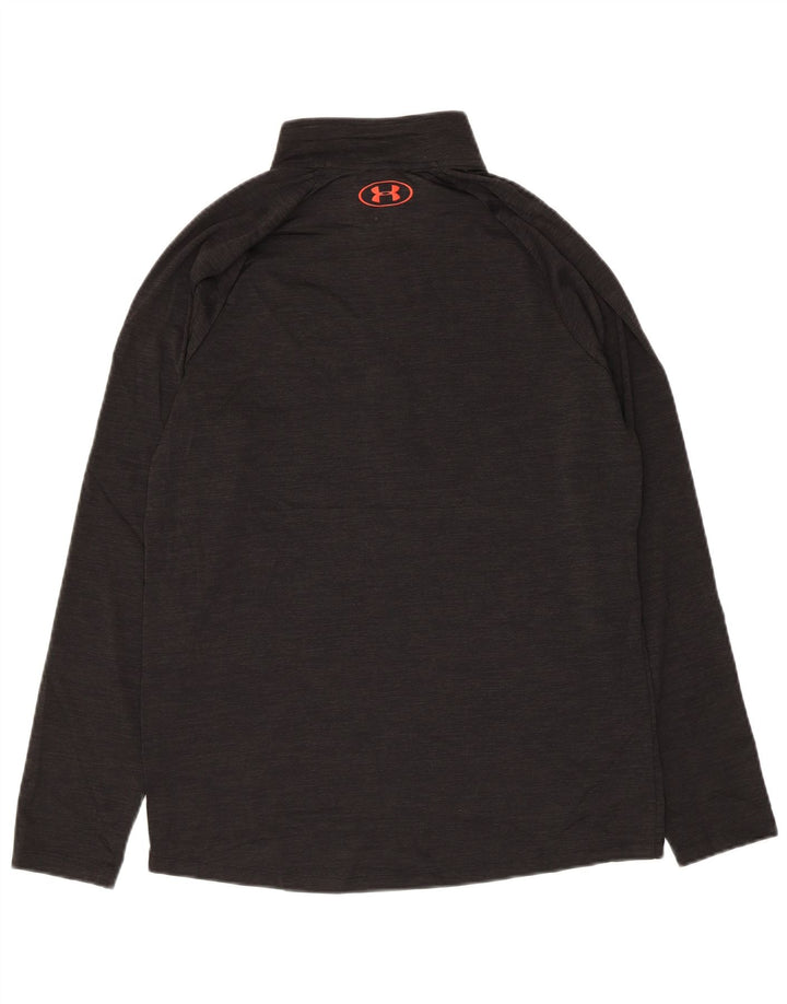 Under Armour Haut de survêtement à col zippé pour homme, petit, noir