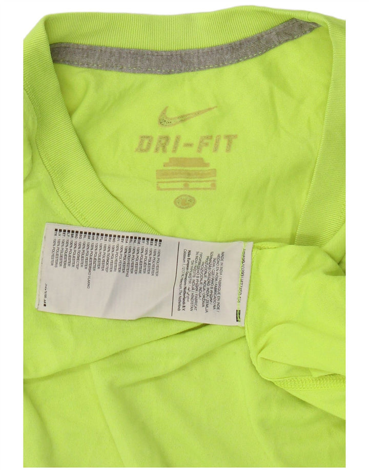 NIKE Hommes Dri Fit T-Shirt Haut Large Vert Polyester
