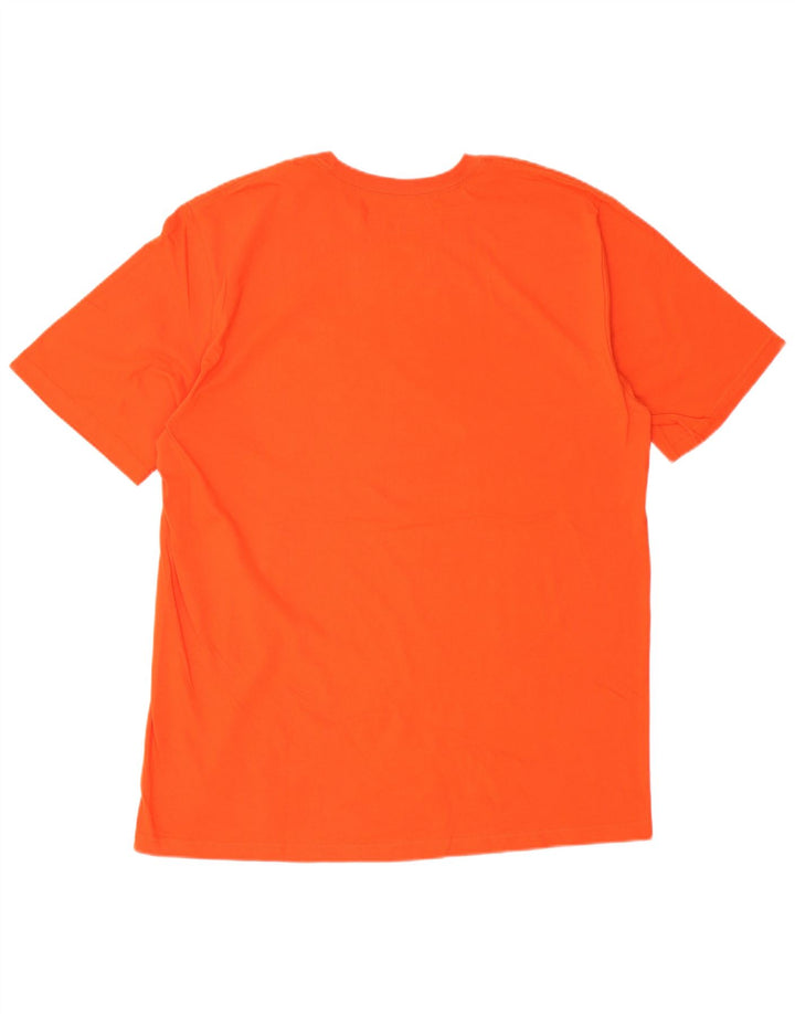 NIKE T-shirt graphique coupe classique pour hommes XL Orange Coton