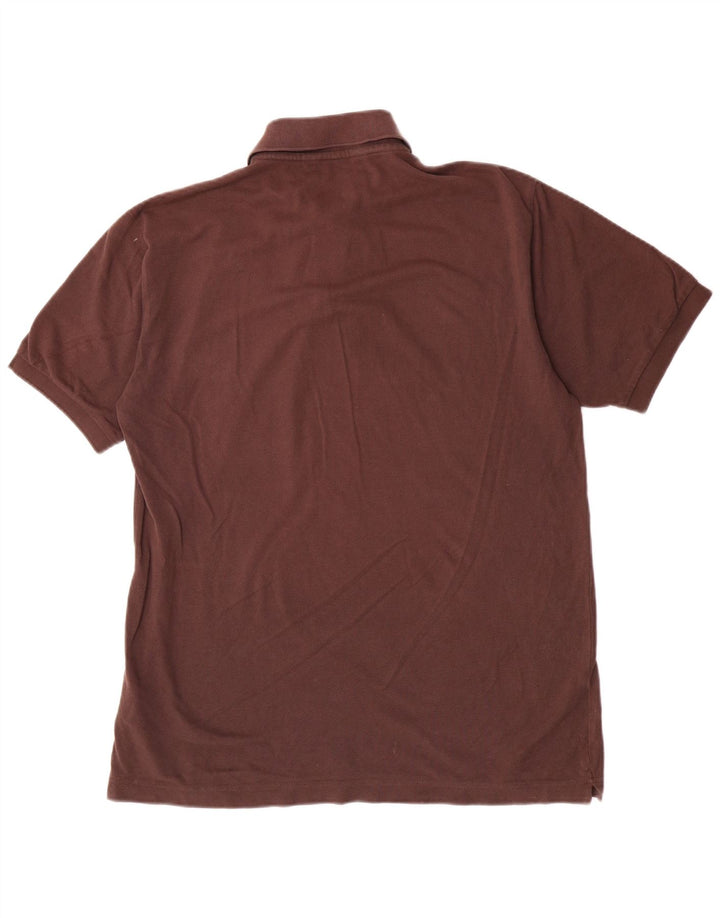 Kappa Polo Homme Large Marron Coton