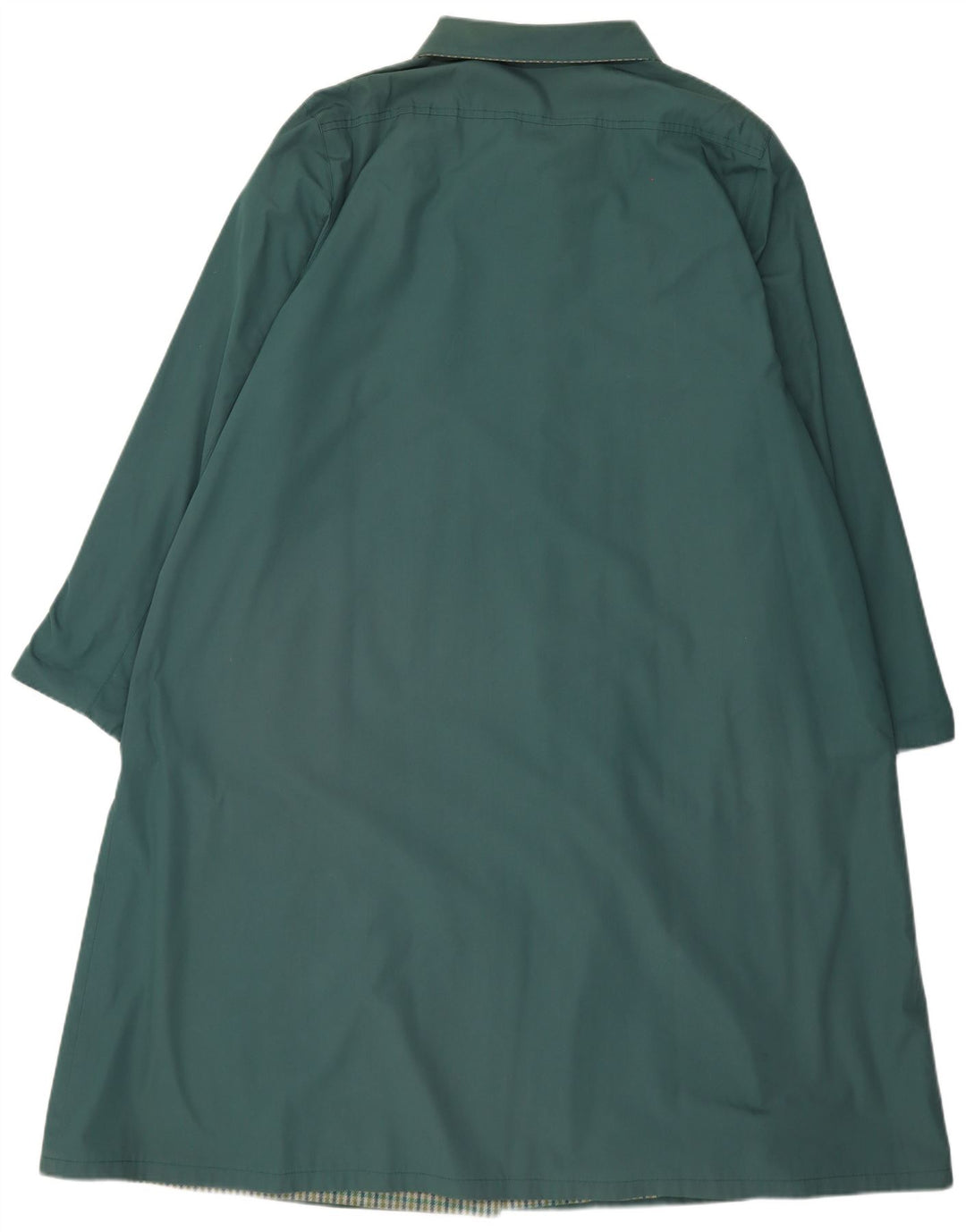 Manteau Femme Vintage IT 55 2XL Vert Polyester