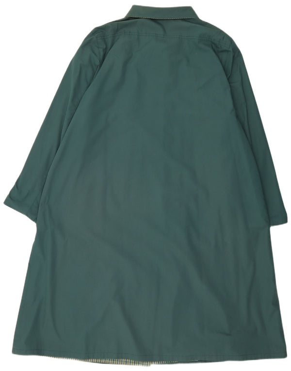 Manteau Femme Vintage IT 55 2XL Vert Polyester