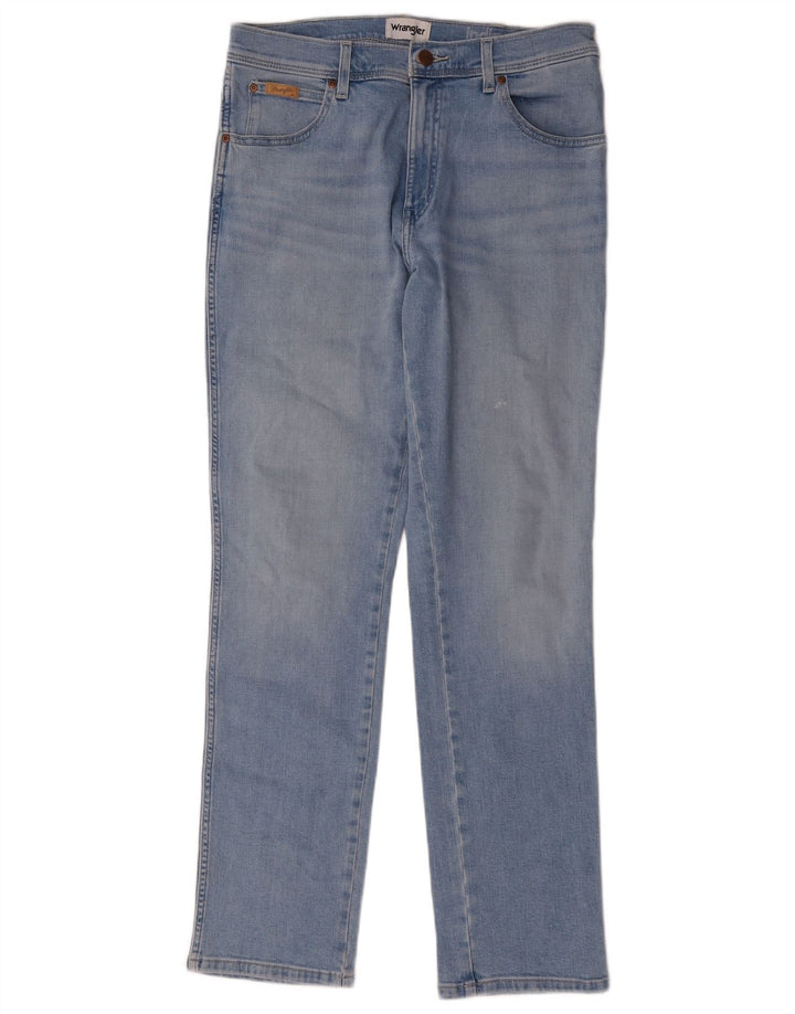 Wrangler Jean Slim Texas Homme W33 L32 Bleu Coton