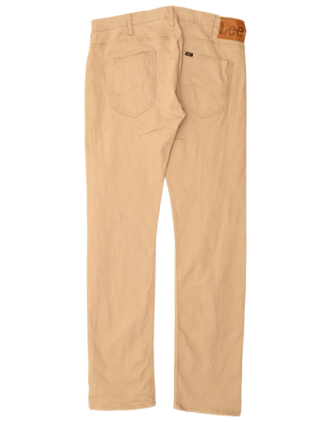 LEE Pantalon décontracté droit Powell pour homme W34 L36 Coton beige