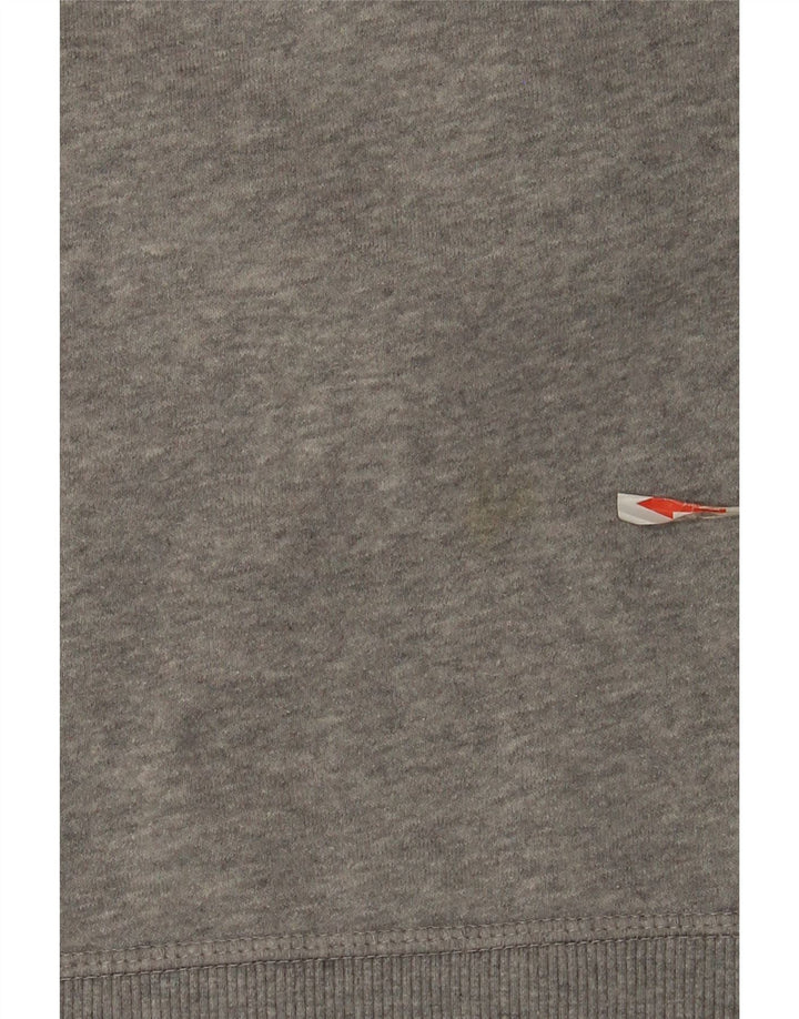 Reebok Sweatshirt Jumper Large Gris Moucheté Coton Homme