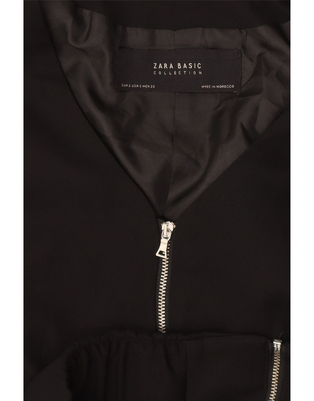 Zara Veste Blazer Femme UK 10 Petit Noir