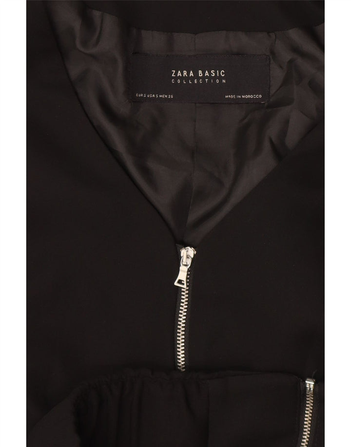 Zara Veste Blazer Femme UK 10 Petit Noir