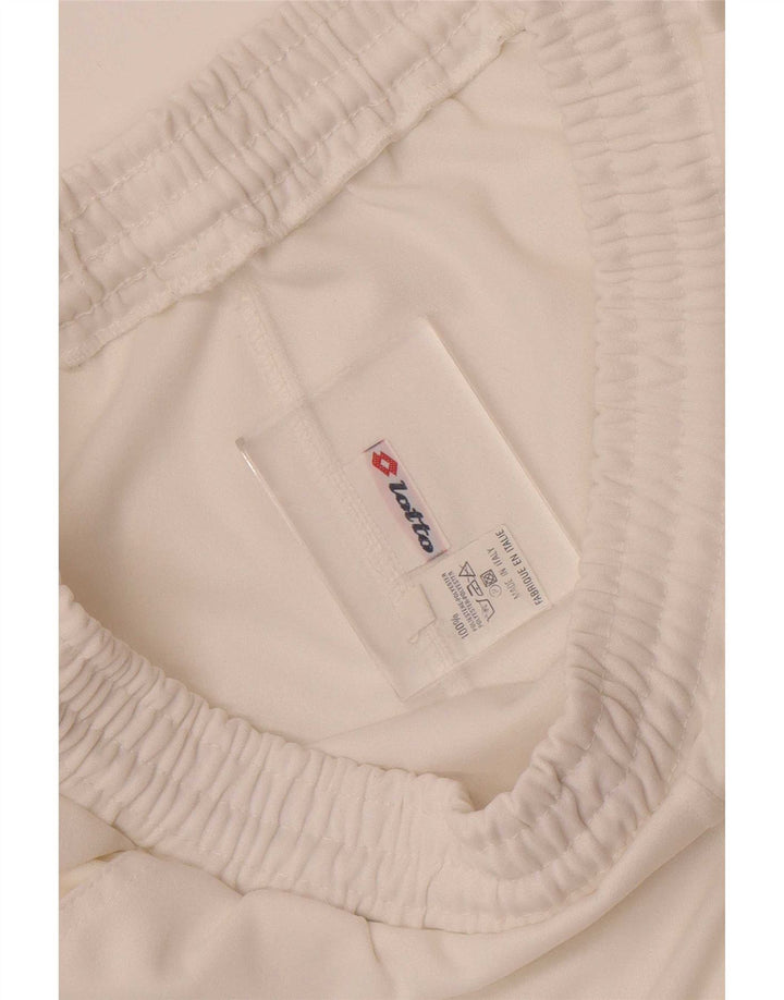 Lotto Short de sport pour femme UK 12 Medium Blanc Géométrique