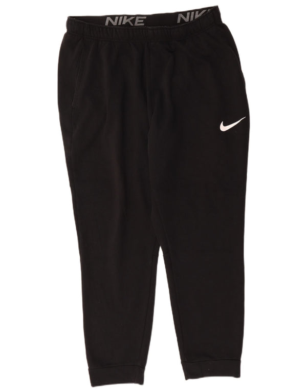 Nike Pantalon de survêtement Dri Fit pour homme en coton noir 2XL