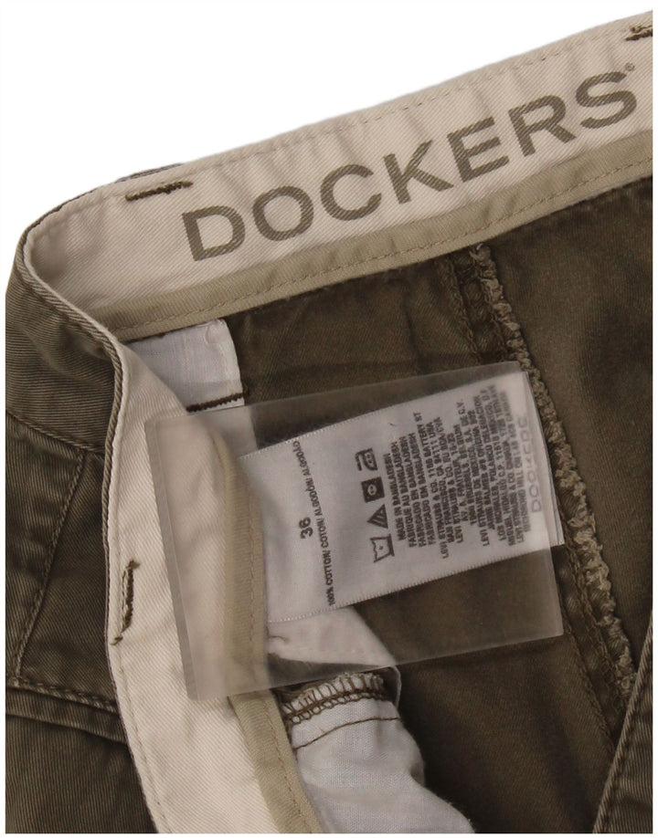 DOCKERS Short Cargo Homme W36 Grand Kaki Coton