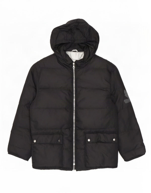 Iceberg Veste matelassée à capuche pour homme IT 50 Large Noir Polyamide