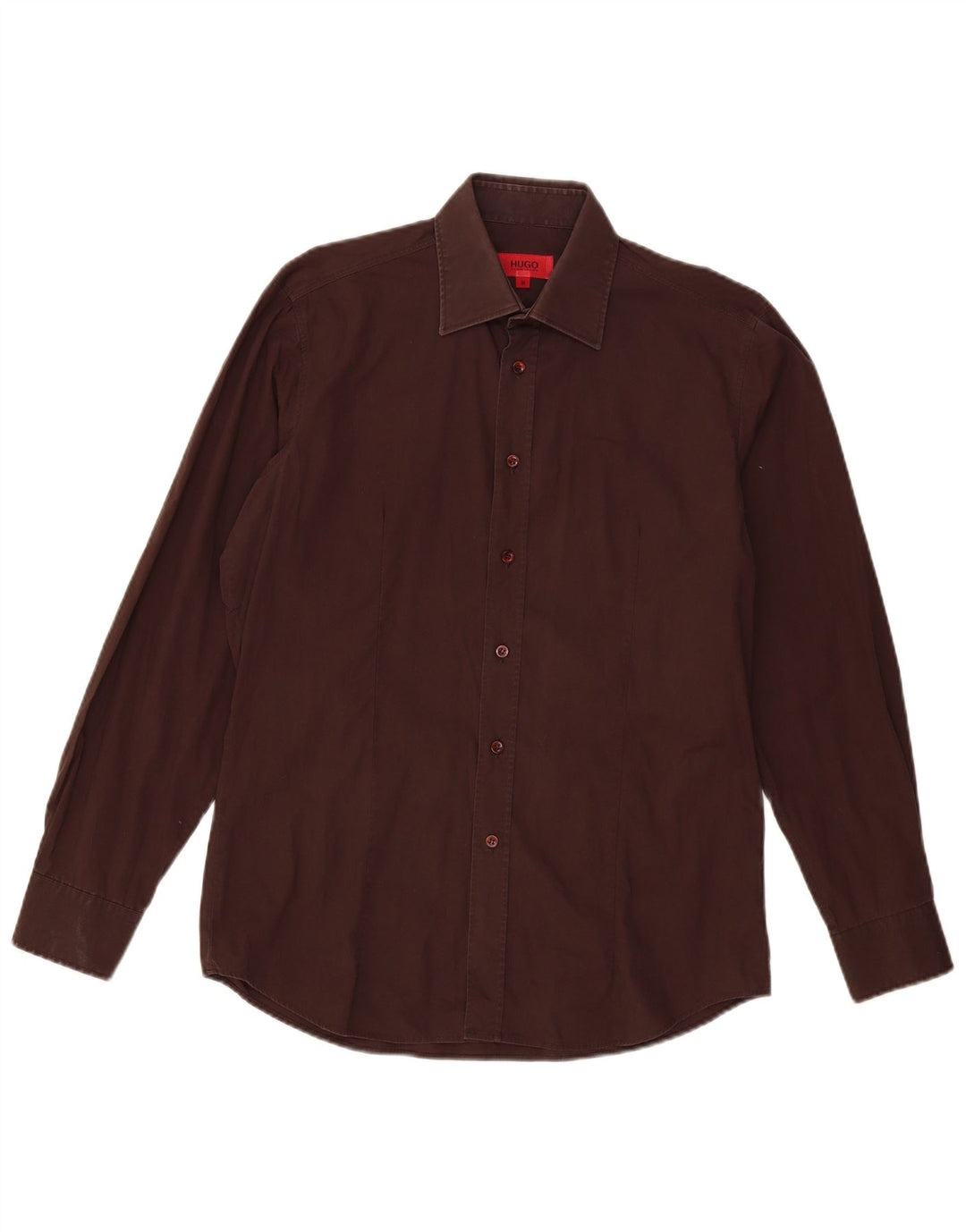 Hugo Boss Chemise Homme Marron Moyen Coton