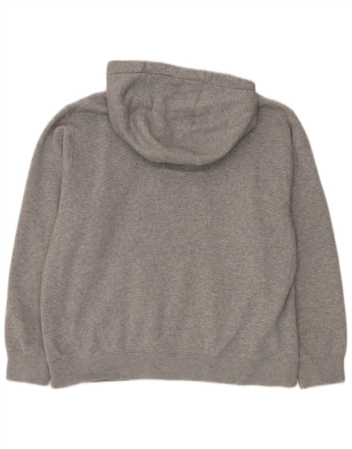 NIKE Pull à capuche pour homme en coton gris Large