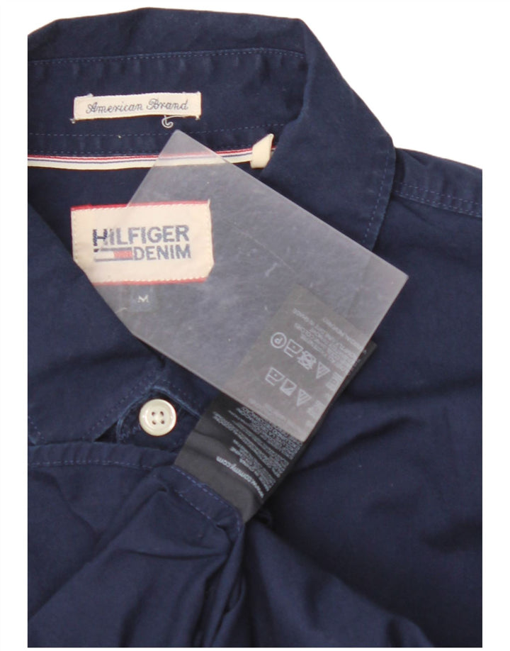 TOMMY HILFIGER Chemise Homme Bleu Marine Moyen Coton