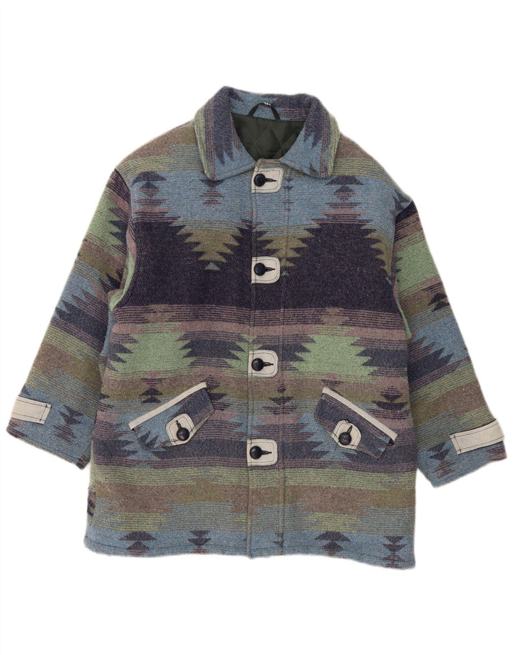 Manteau Canda Garçon 13-14 ans Acrylique Géométrique Multicolore