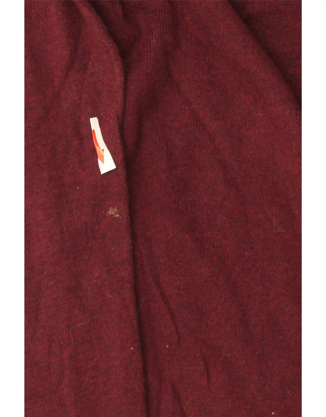 Superdry Pull à col rond en coton bordeaux moyen pour homme