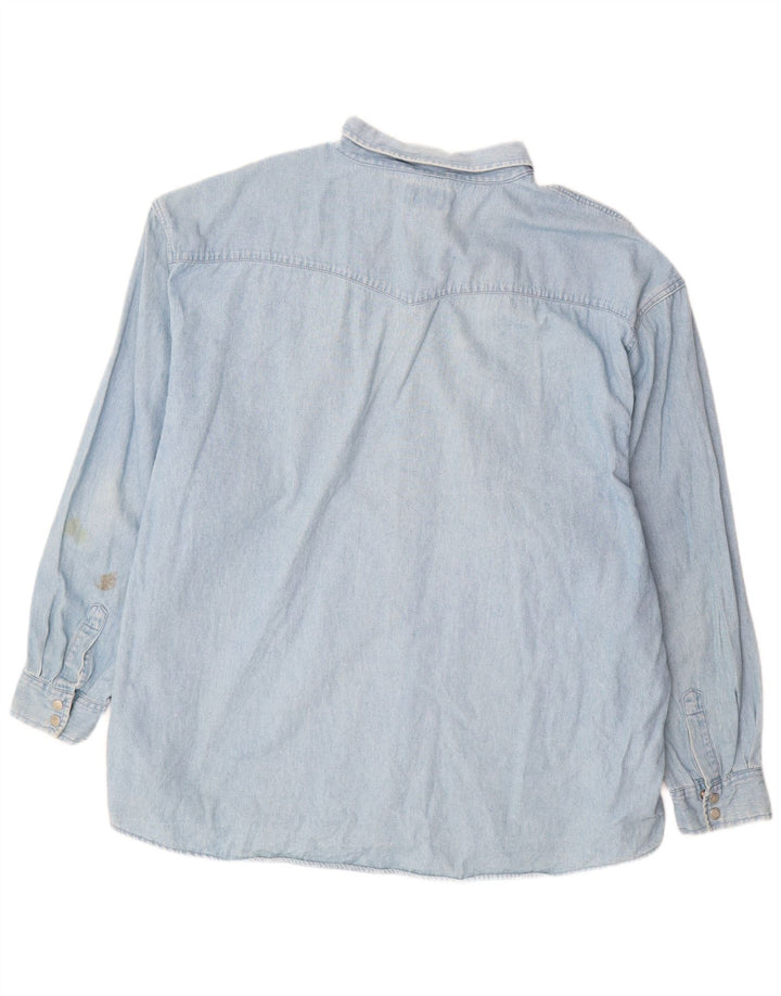 JOHN BANER Chemise en Jean Homme 3XL Bleu Coton