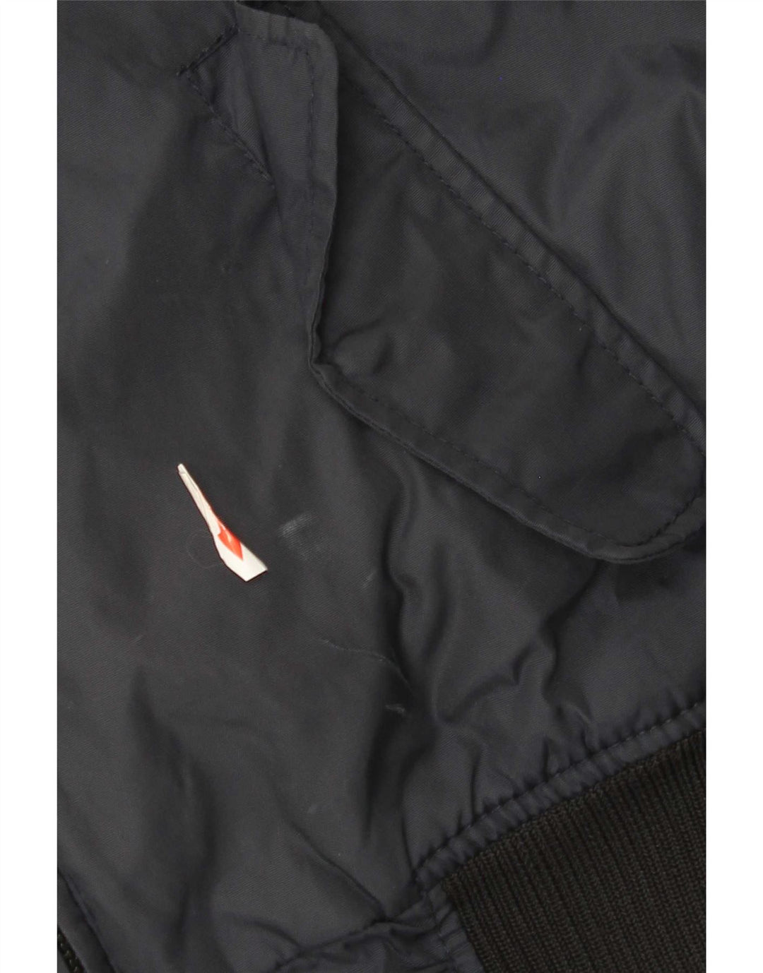 Refrigue Veste bomber à capuche pour homme UK 38 Medium Bleu Marine Nylon