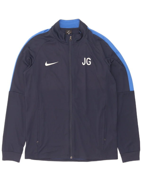 Veste de survêtement Nike Dri Fit Graphic pour homme, bleu marine moyen, color block