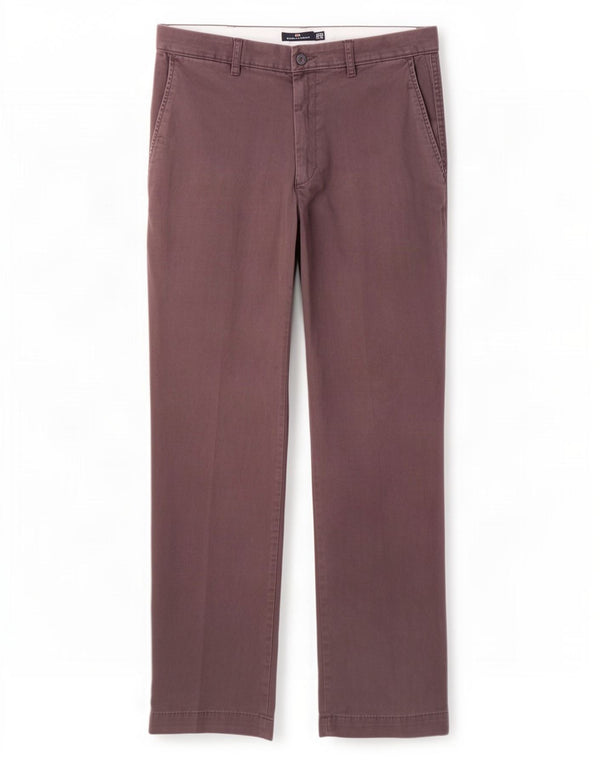 Marks & Spencer Pantalon Chino Droit Blue Harbor Homme W34 L33 Bleu Marine
