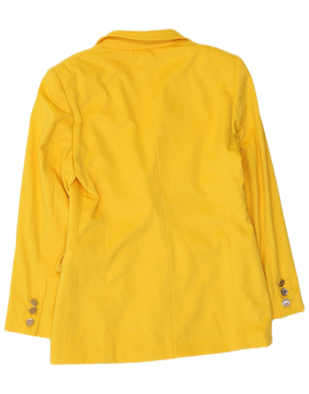 Escada Femmes Margaretha Ley 2 Bouton Blazer Veste EU 38 Jaune Moyen
