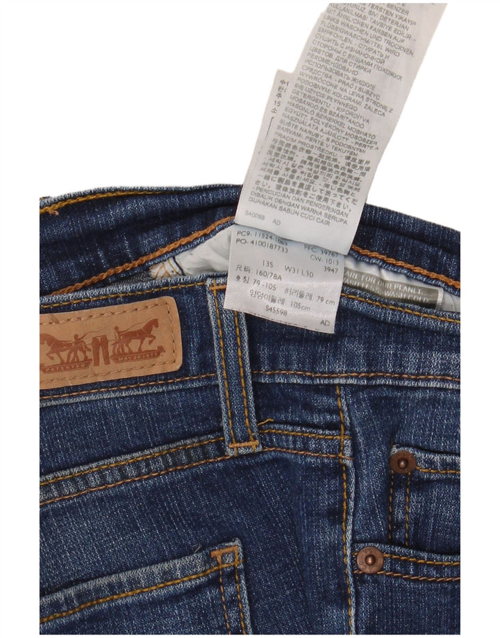 Levi's Jean Bootcut 524 Too Superlow Femme W31 L30 Bleu Coton