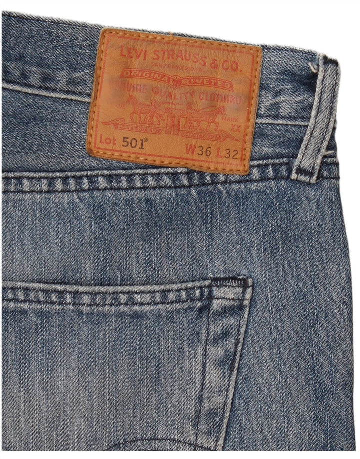 Levi's Jean Droit 501 Homme Bleu W36 L32 Coton