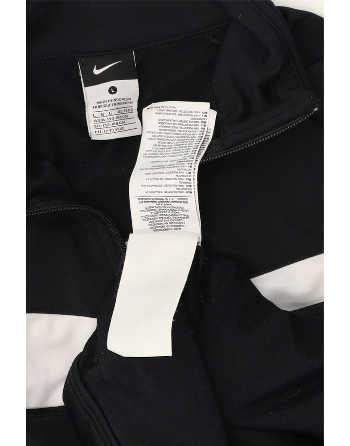 Nike Veste de survêtement pour garçon 12-13 ans Large Noir Colourblock