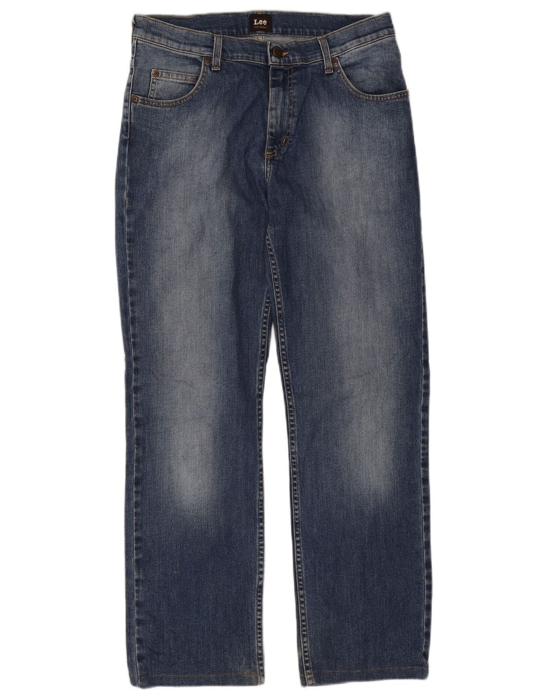 Lee Jean Droit Brooklyn W33 L29 Homme Bleu Coton