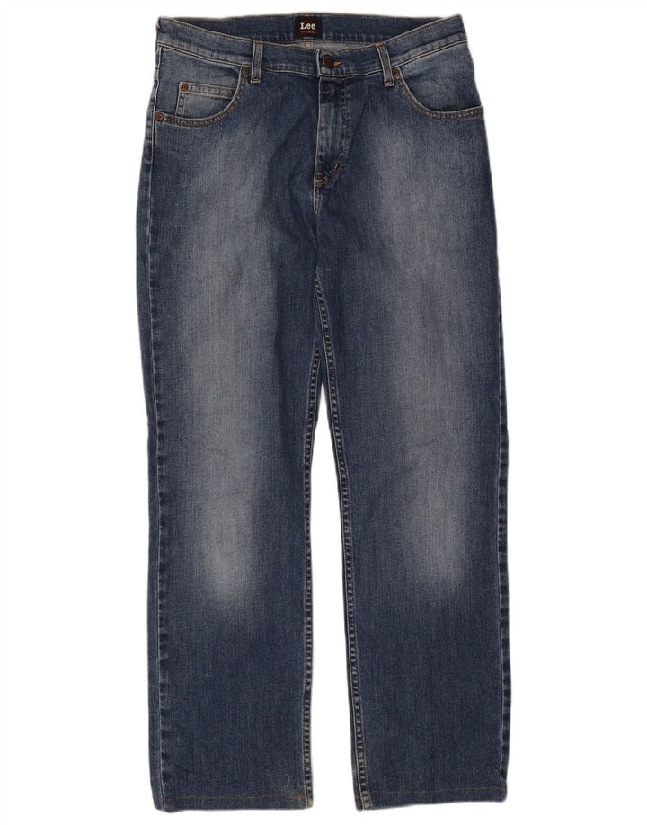 Lee Jean Droit Brooklyn W33 L29 Homme Bleu Coton