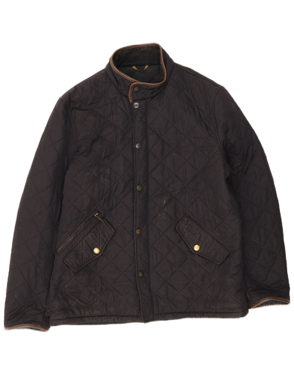 Barbour Veste matelassée pour homme UK 42 XL Bleu marine