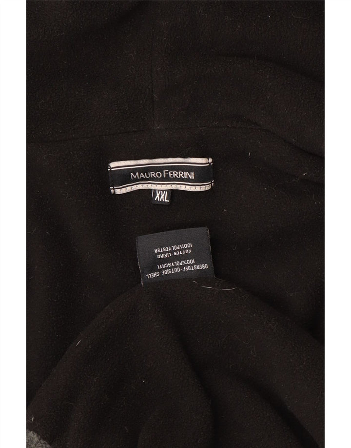 MAURO FERRINI Cardigan à capuche pour homme 2XL rayé multicolore