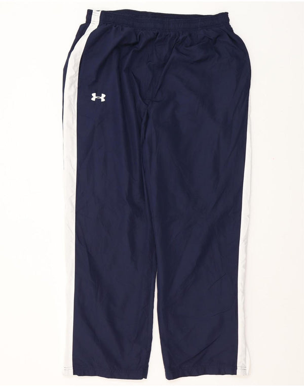 Under Armour Pantalon de Survêtement XL Bleu Marine Colourblock Polyester Homme