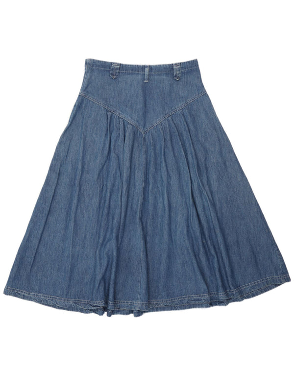 Elkont Jupe en jean taille haute pour femme EU 40 Medium W30 Bleu Coton