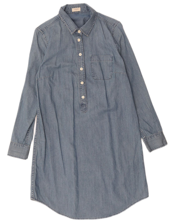 J. Crew Robe en jean à manches longues pour femme UK 14 Bleu moyen