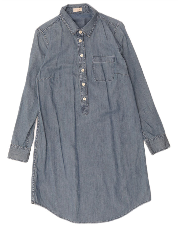 J. Crew Robe en jean à manches longues pour femme UK 14 Bleu moyen