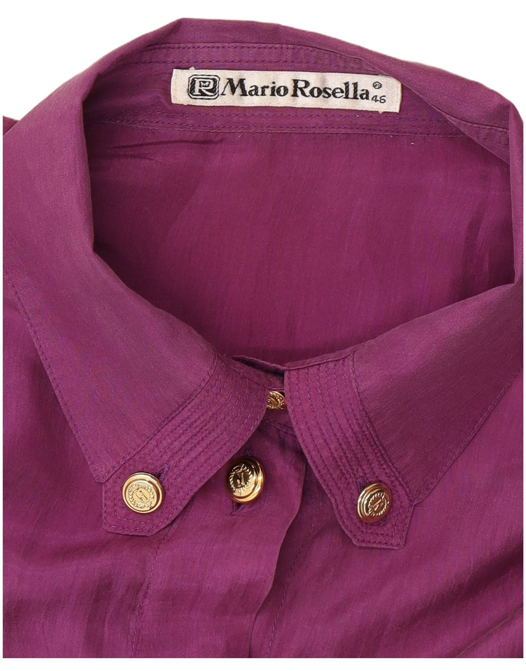 MARIO ROSELLA Chemisier surdimensionné pour femme IT 46 Grande soie violette