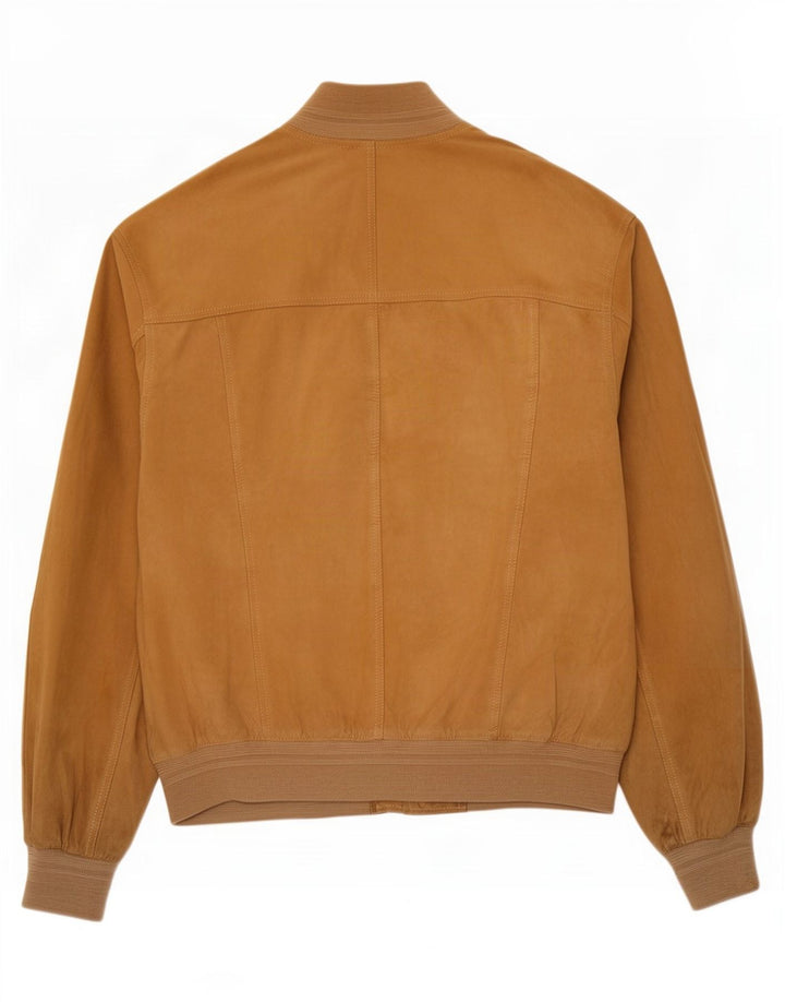 veste en daim homme vintage IT 52 XL cuir marron