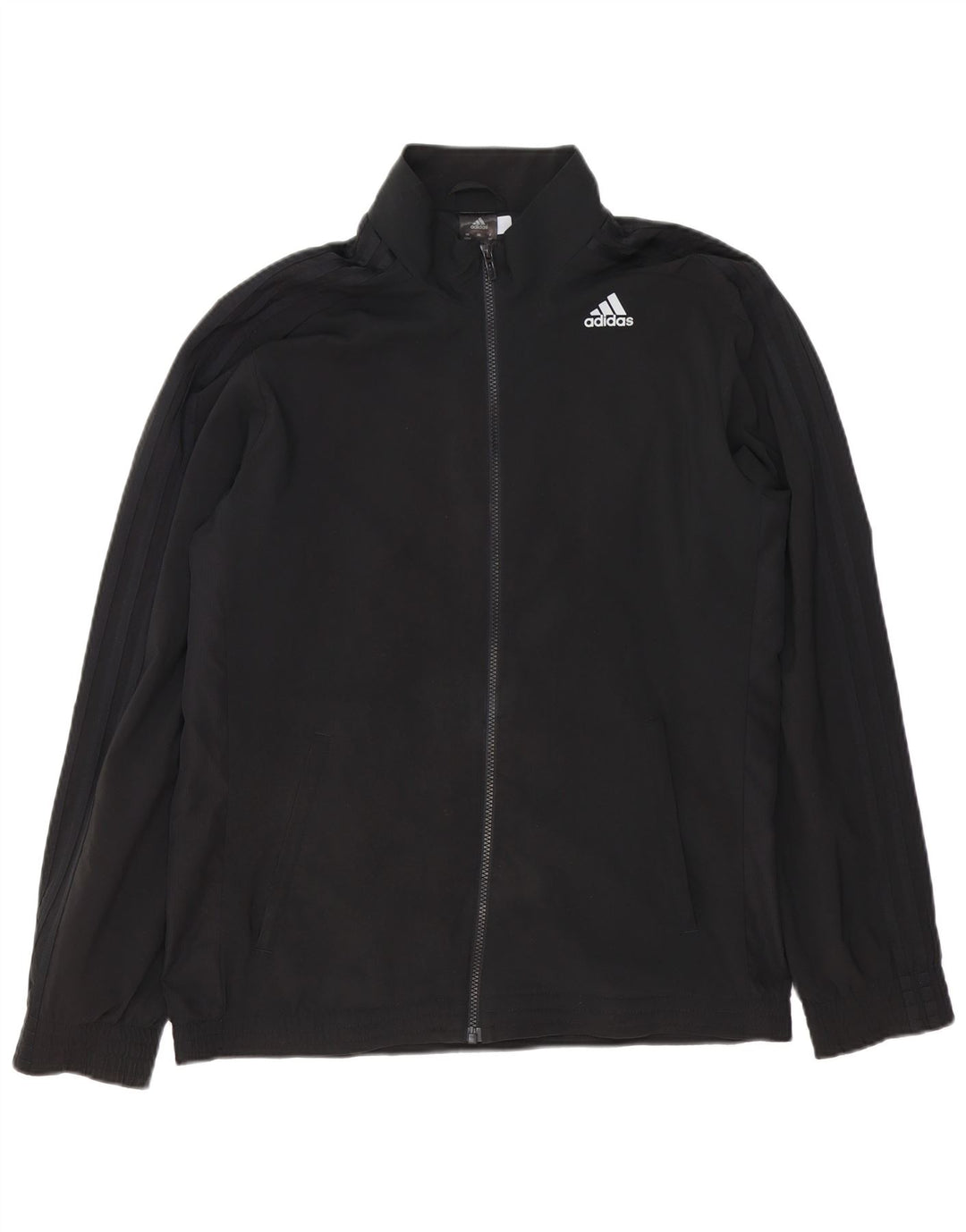 Adidas Climalite Survêtement Top Veste UK 42/44 Grand Noir