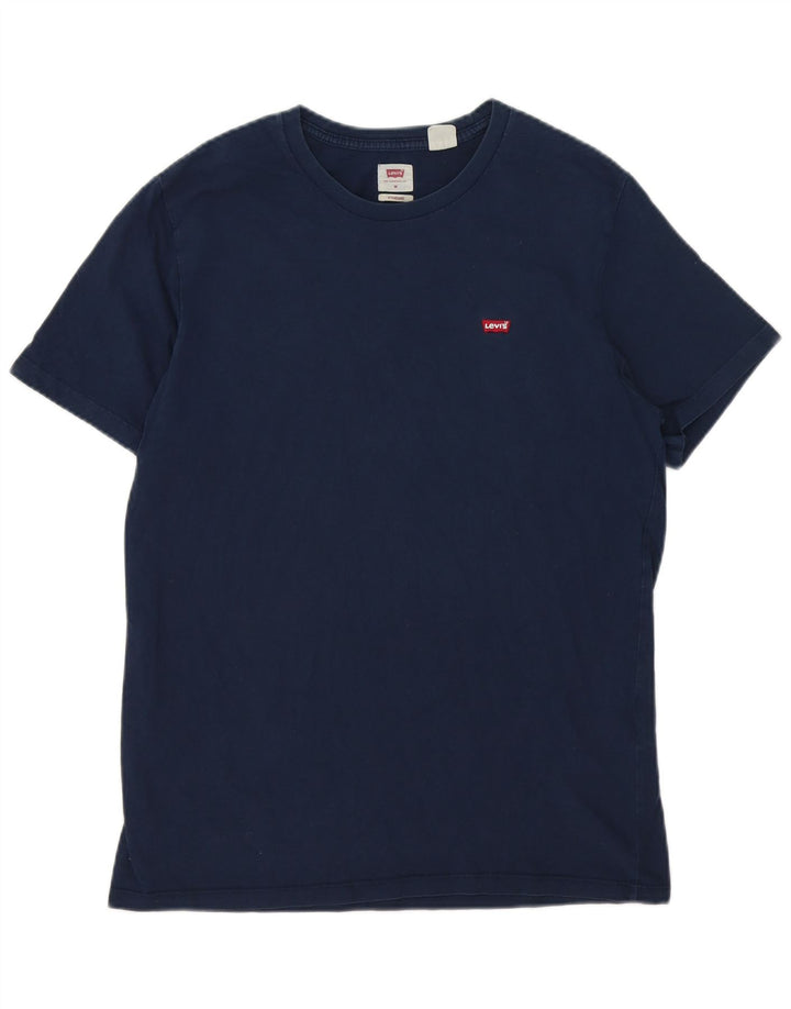 LEVI'S Tee-Shirt Standard Homme Bleu Marine Moyen Coton