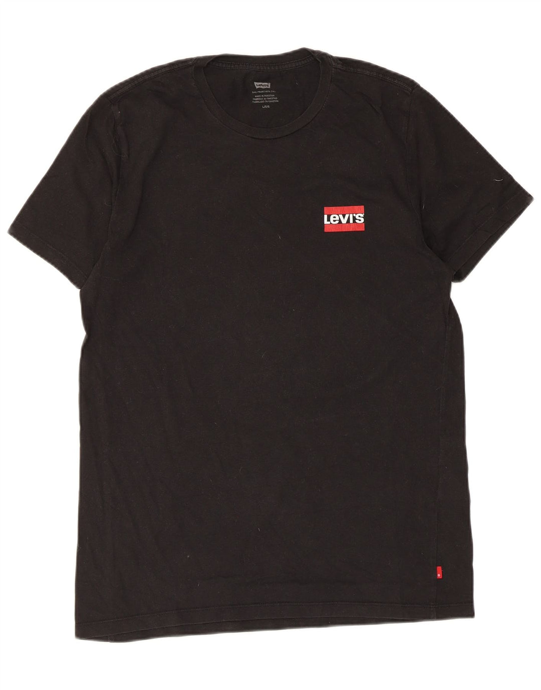 Levi's T-Shirt Homme Noir Large Coton