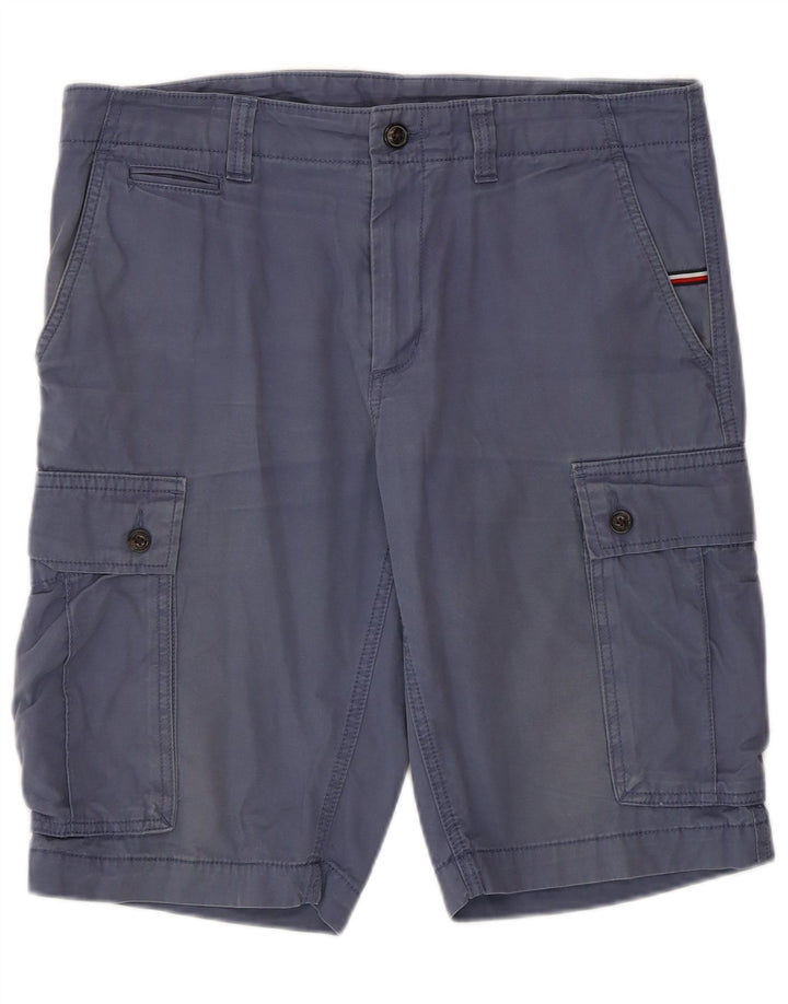 Tommy Hilfiger Short Cargo Homme W32 Bleu Moyen Coton